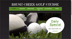 Desktop Screenshot of brushcreekgolf.com